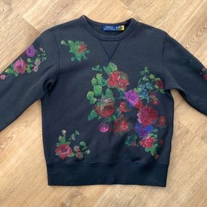 NWOT Ralph Lauren Black crew neck sweatshirt